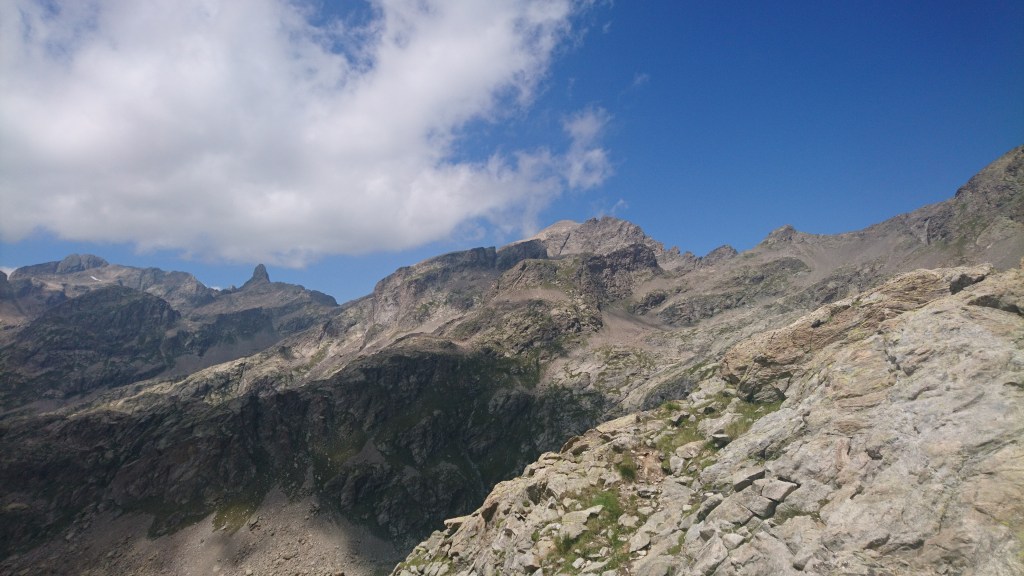Sommets du Mercantour altitude 3000 mètres Le clapier la mamédie le gelas